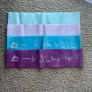 RBX resistance bands- 4 different resistance